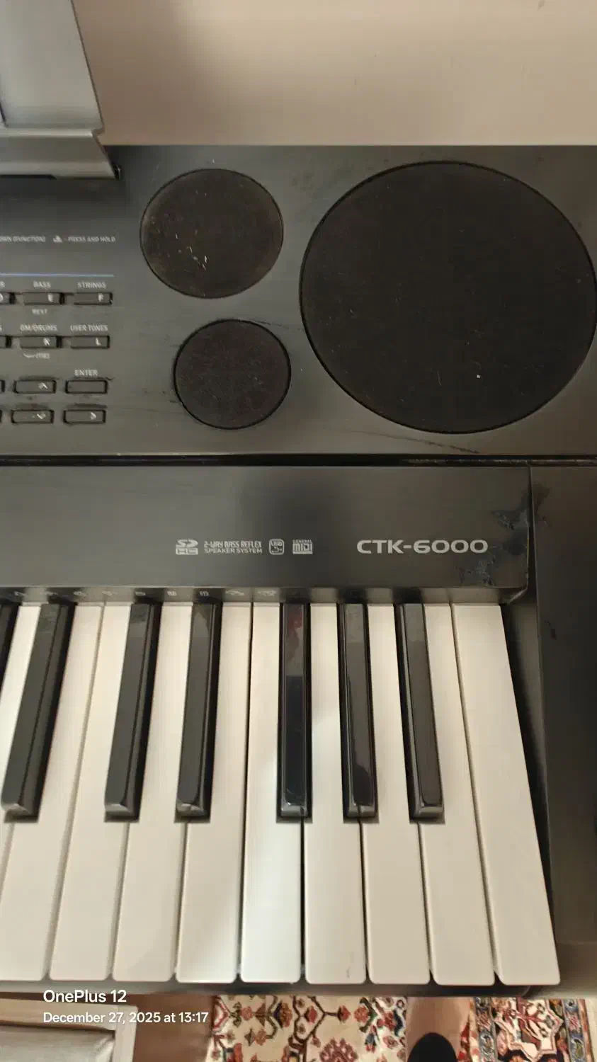 کیبورد کاسیو CTK6000|پیانو، کیبورد، آکاردئون|اراک, |دیوار