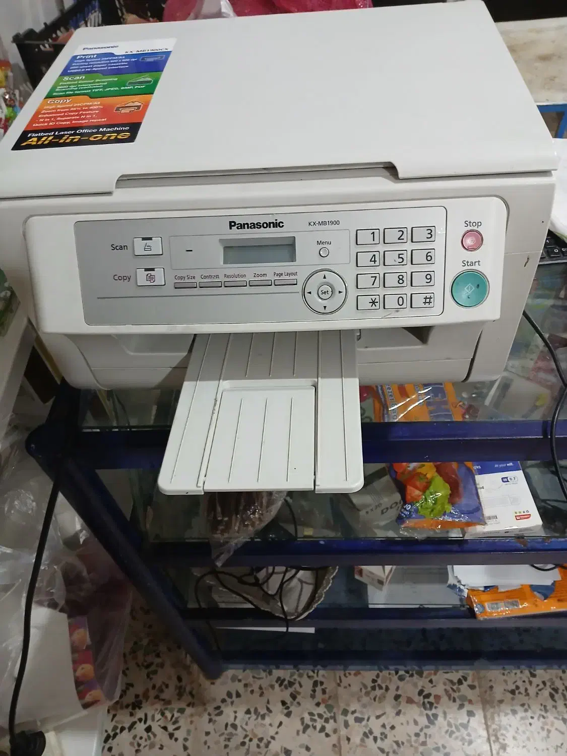 پرینتر پاناسونیک kxmb1900 سه کاره|پرینتر، اسکنر، کپی، فکس|دزفول, |دیوار