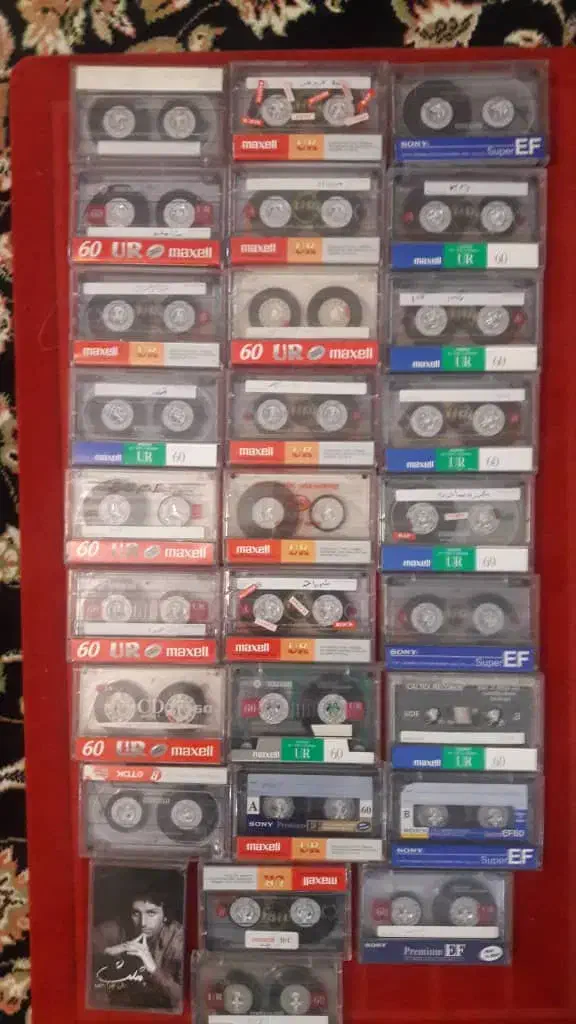 تعداد100عددنوارکاست آهنگهای قدیم|فیلم و موسیقی|تهران, سید خندان (جلفا)|دیوار