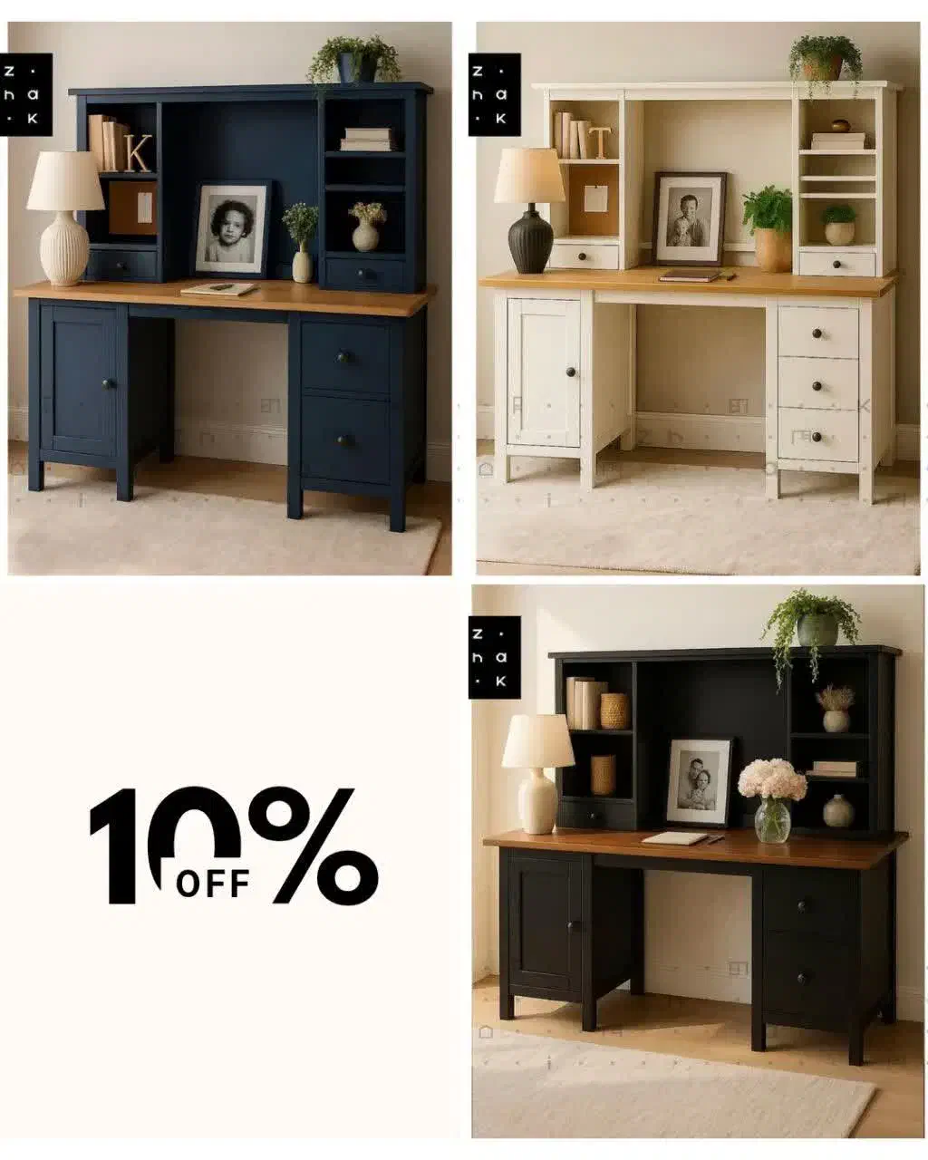 میز تحریر کتابخانه دار مدل هیما|میز تحریر و کامپیوتر|خاوران, |دیوار