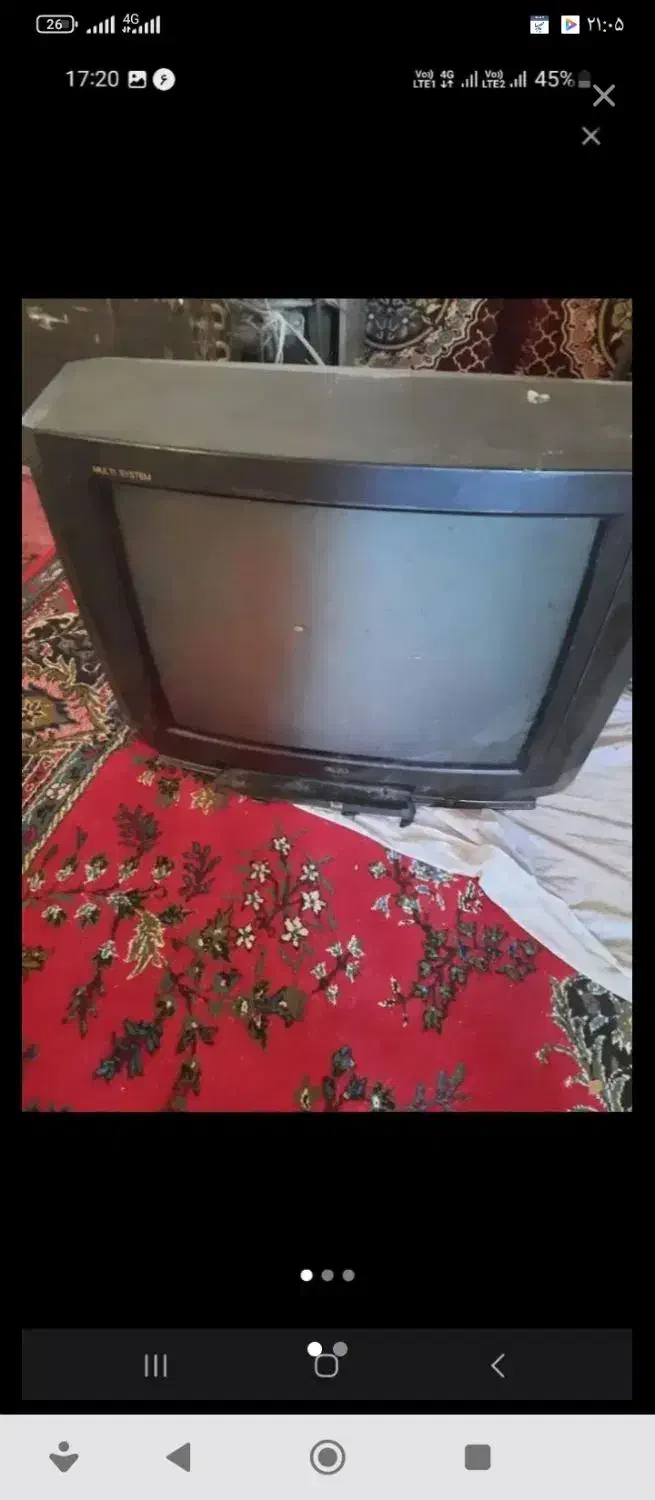تلویزیون سالم درحد یک میلیون|تلویزیون و پروژکتور|قیدار, |دیوار