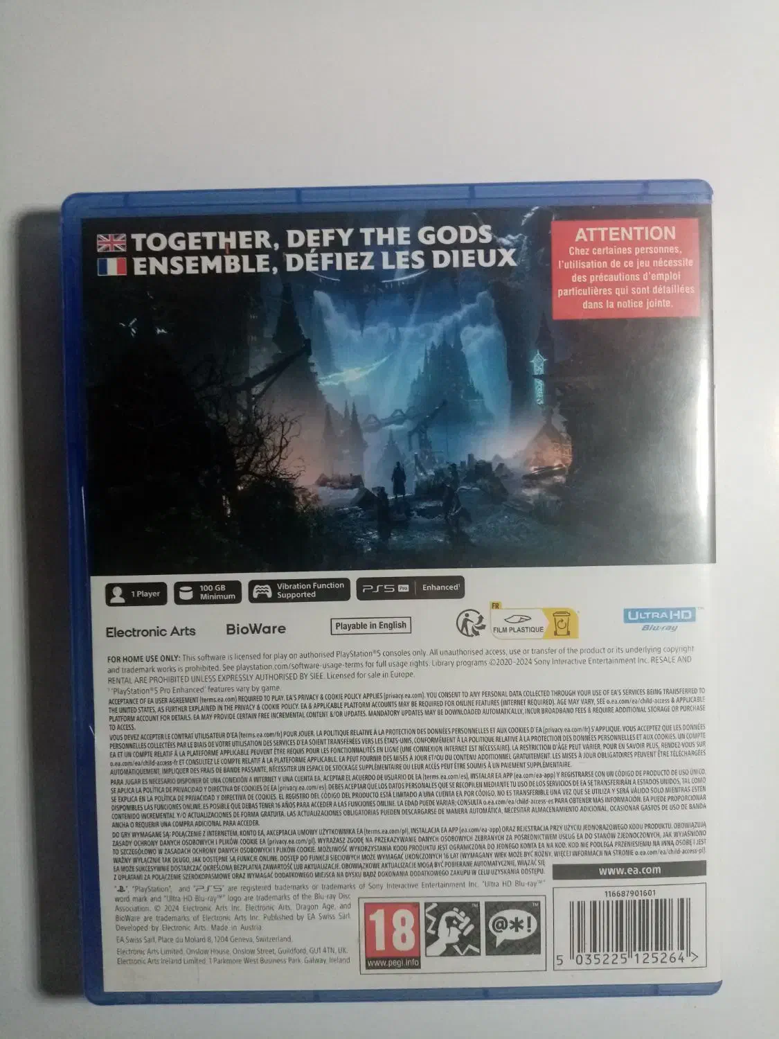 2 عدد دیسک بازی dragon age و call of duty ps5|کنسول، بازی ویدئویی و آنلاین|کرج, پیشاهنگی|دیوار