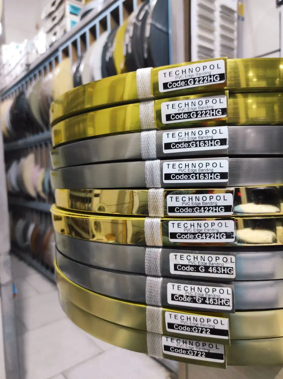 نوار لبه چسبان طلایی و اینوکس|عمدهفروشی|کرج, کمالشهر|دیوار