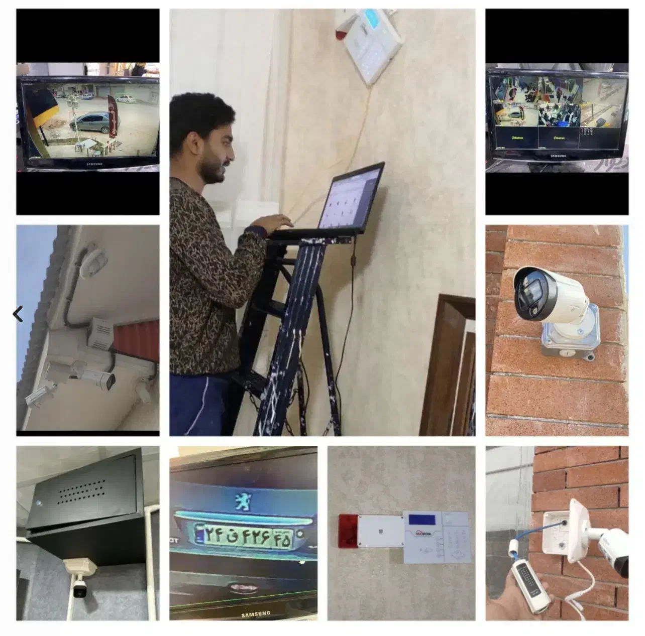 نصب دوربین مداربسته و دزدگیر توسط تیم مجرب|خدمات پیشه و مهارت|کرمان, |دیوار