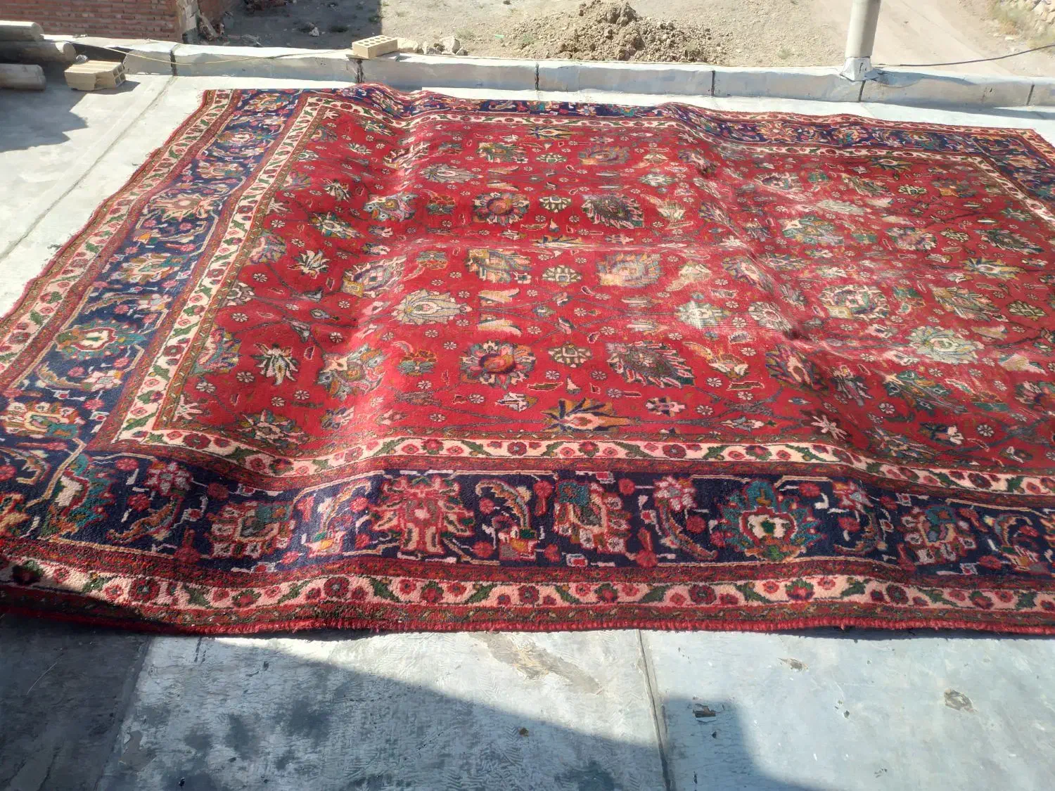 یک تخته فرش دست بافت ۳در ۴|فرش|مراغه, |دیوار