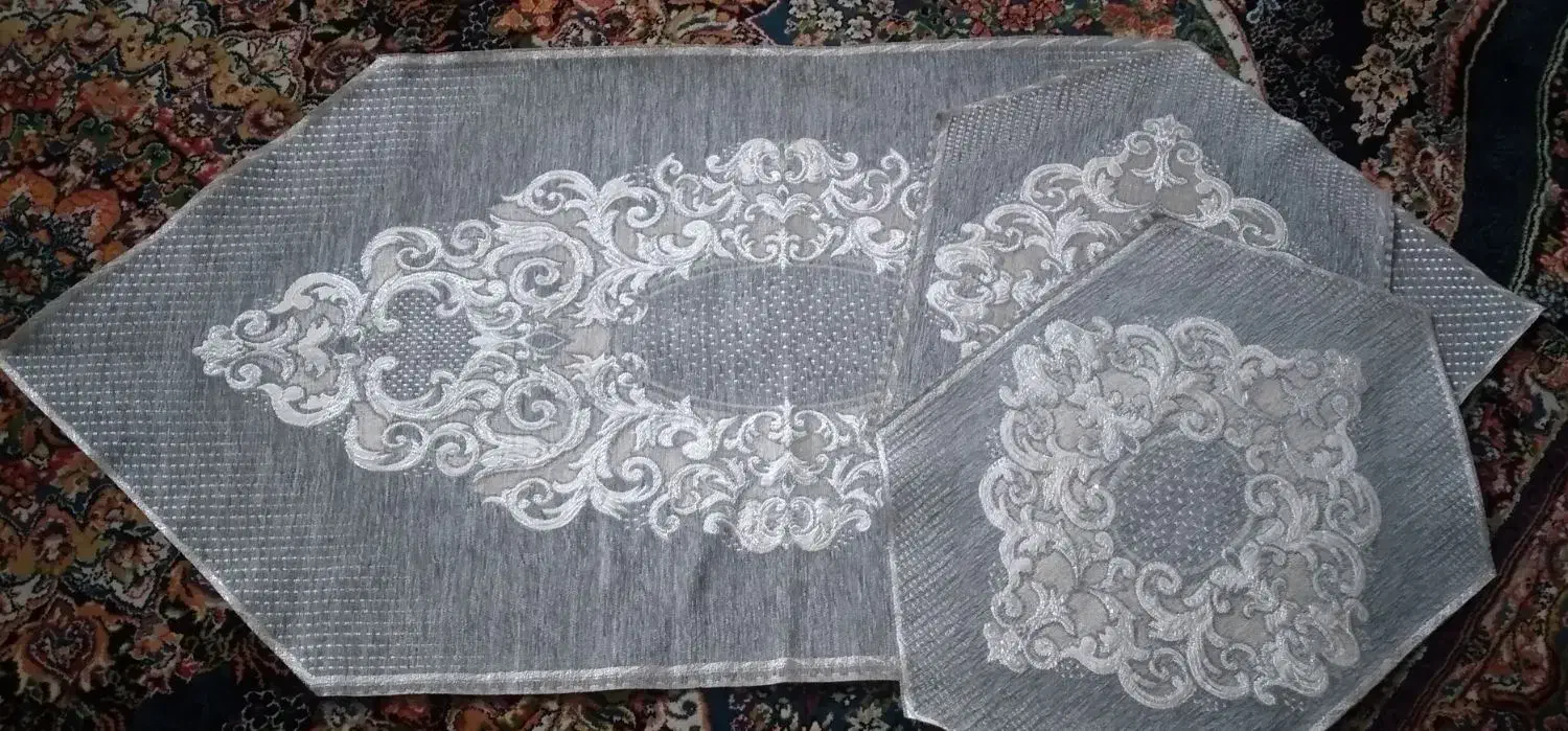 رومیزی سه تیکه|پرده، رانر، رومیزی|رشت, یخسازی|دیوار