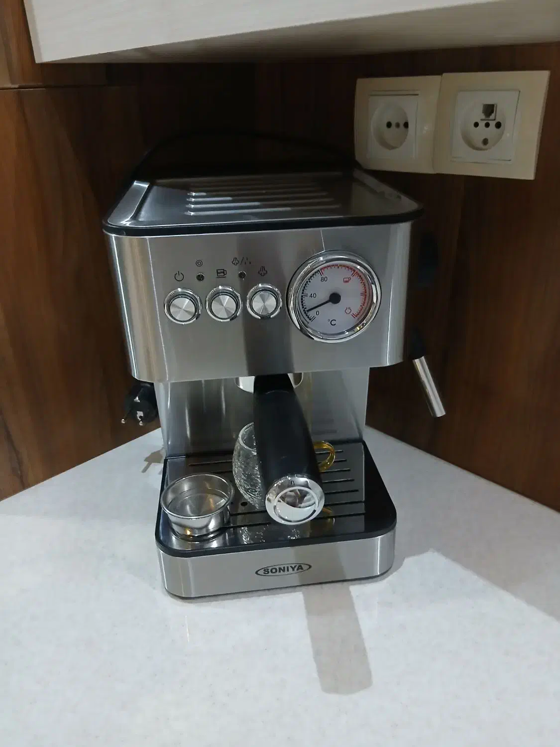 اسپرسو ساز قهوه ساز|سماور، چای‌ساز، قهوه‌ساز|کاشان, مدرس|دیوار