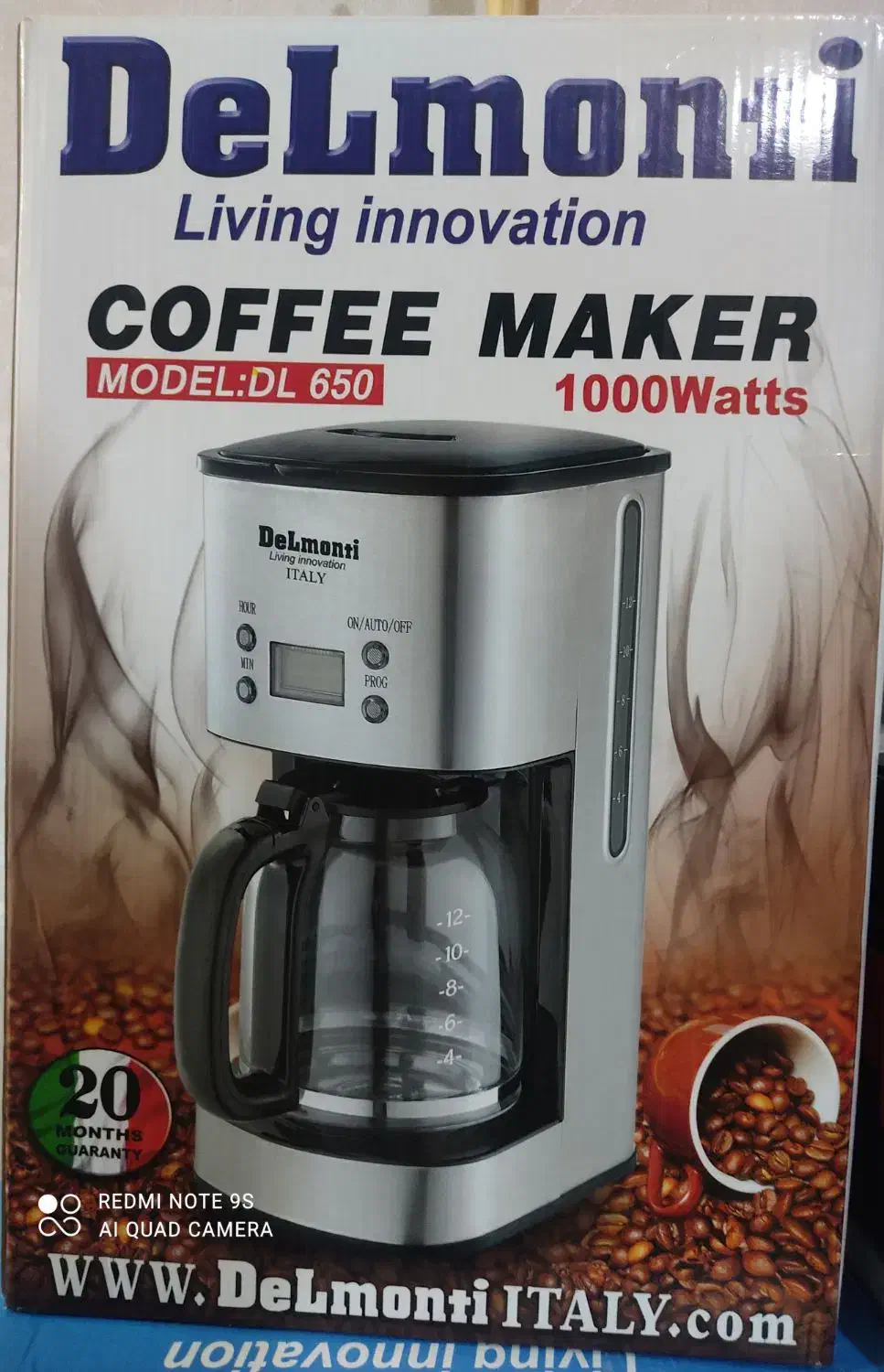 قهوه ساز Delmonti|سماور، چای‌ساز، قهوه‌ساز|همدان, |دیوار