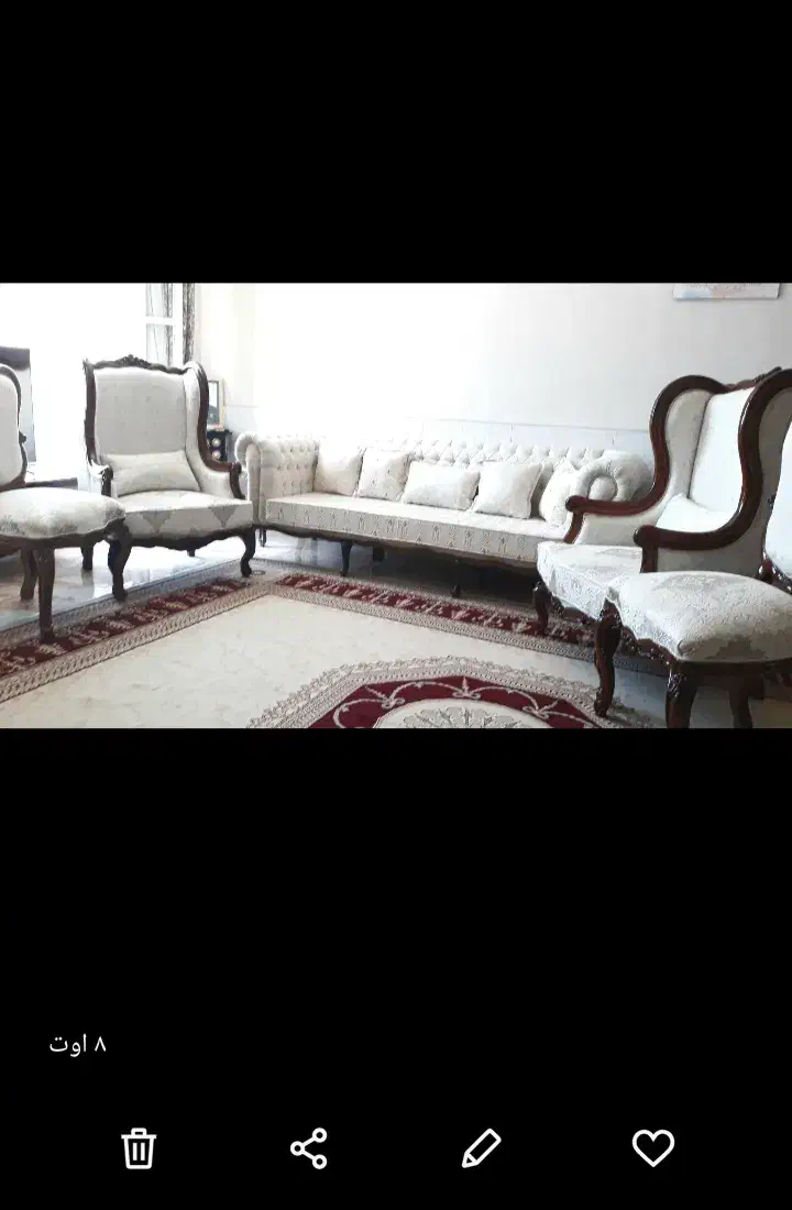 یه دست مبل نو نو اصلا استفاده نشده|مبلمان خانگی و میز عسلی|شیراز, شهرک نیروی انتظامی|دیوار