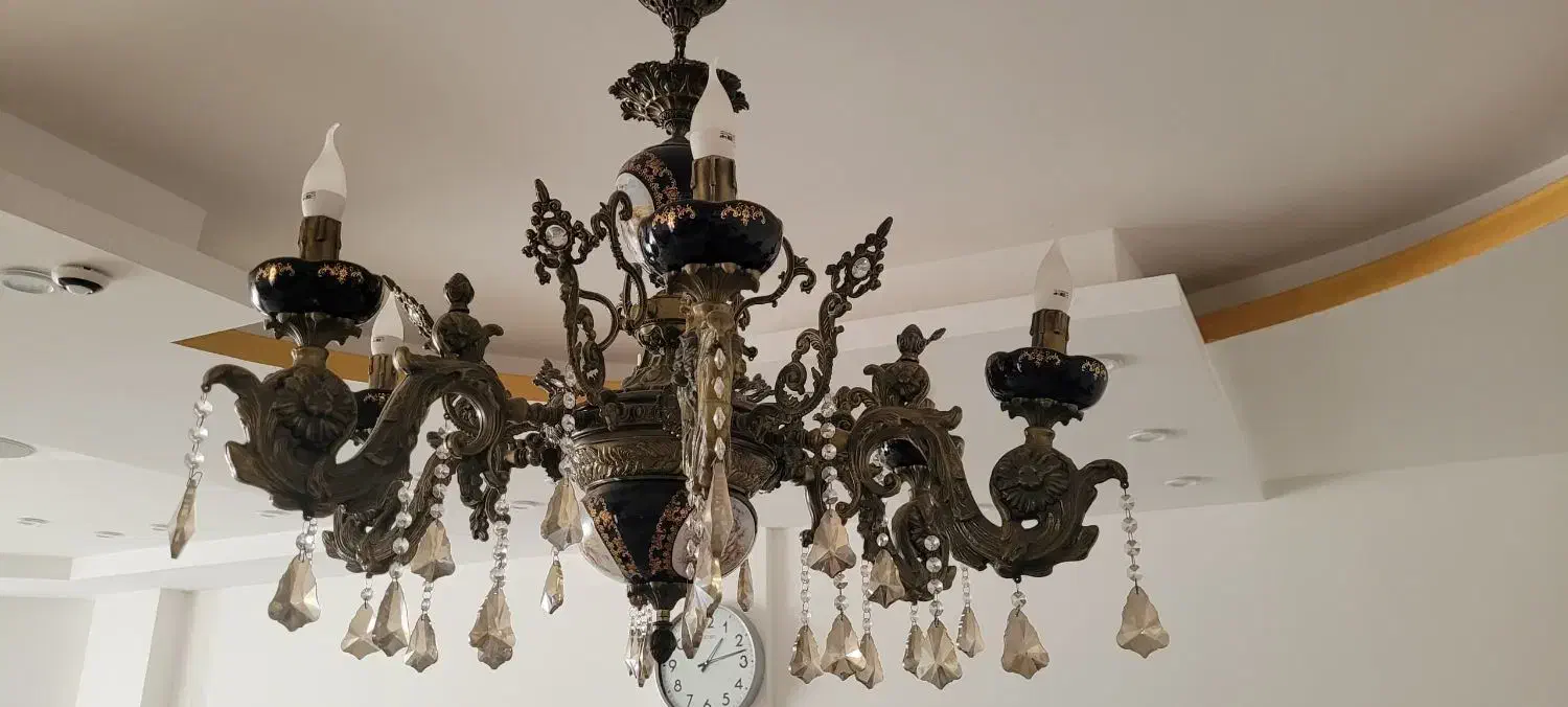 ۱ جفت لوستر|لوستر و چراغ آویز|بندرعباس, |دیوار