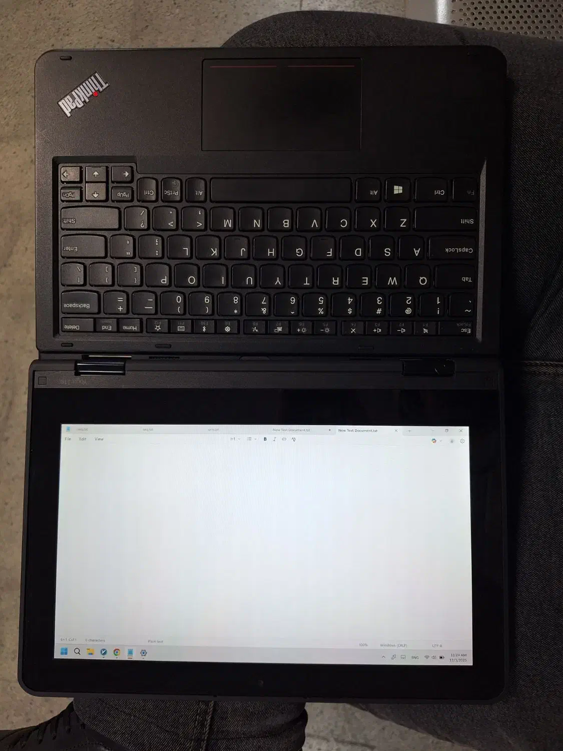 لپتاپ lenovo thinkpad yoga 11e دانشجویی|رایانه همراه|تهران, زیبادشت|دیوار