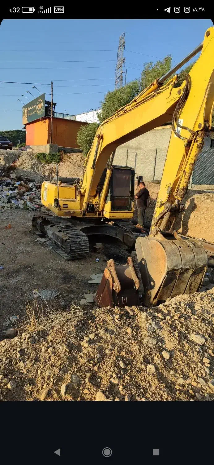 کوماتسو220 خط7 مدل 2007|خودرو سنگین|باشت, |دیوار