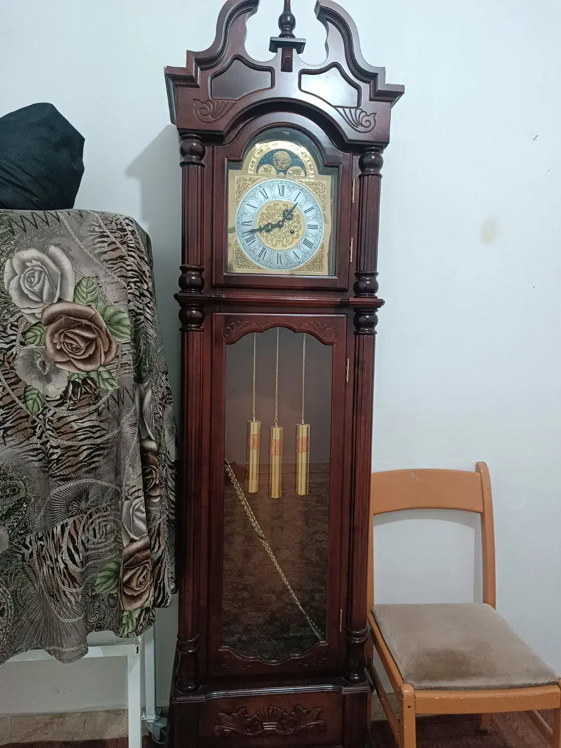 ساعت ایستاده چوبی|ساعت دیواری و تزئینی|باسمنج, |دیوار