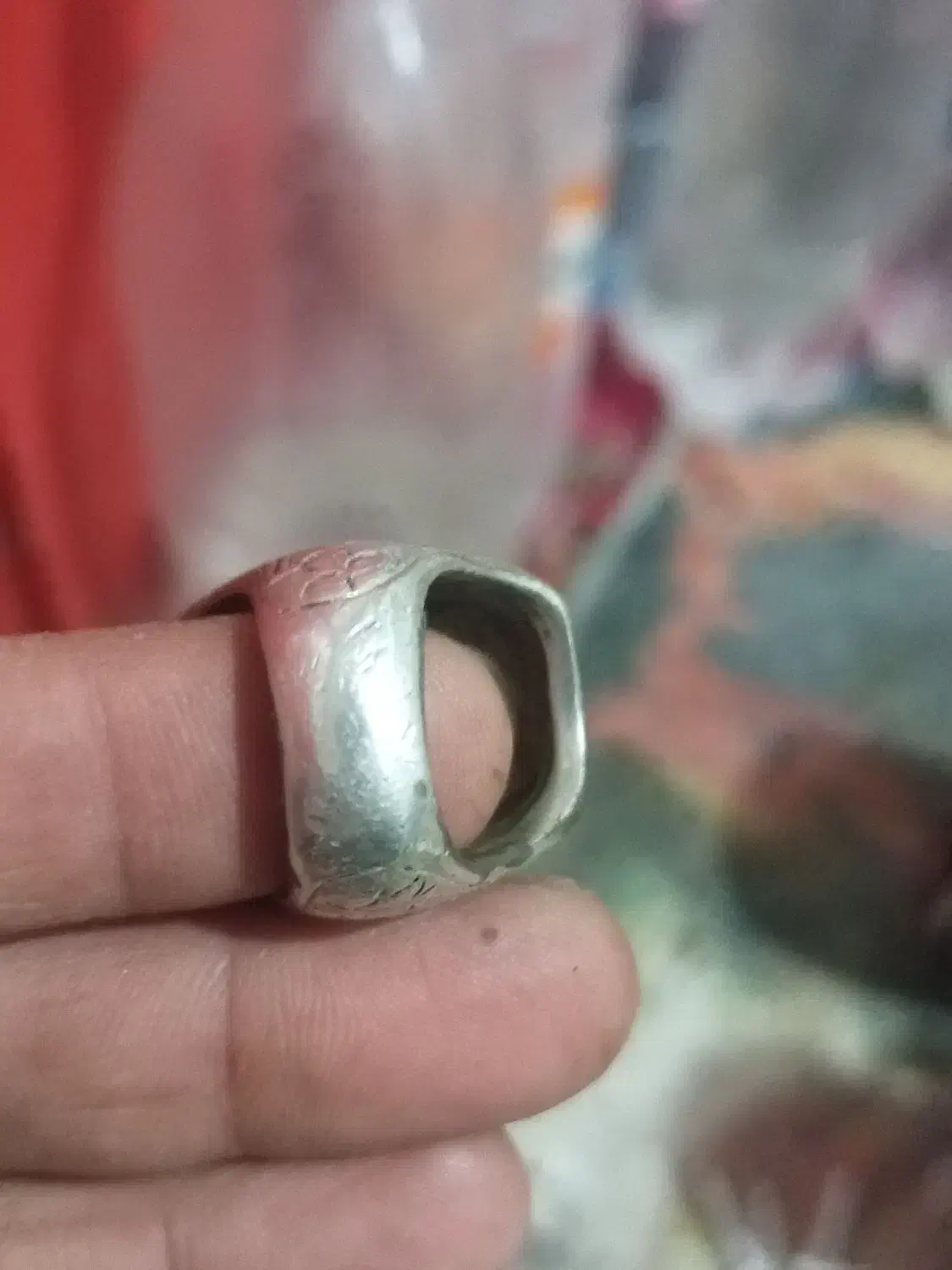 انگشتر نقره کلکسیونی|کلکسیون اشیاء عتیقه|کرمان, |دیوار