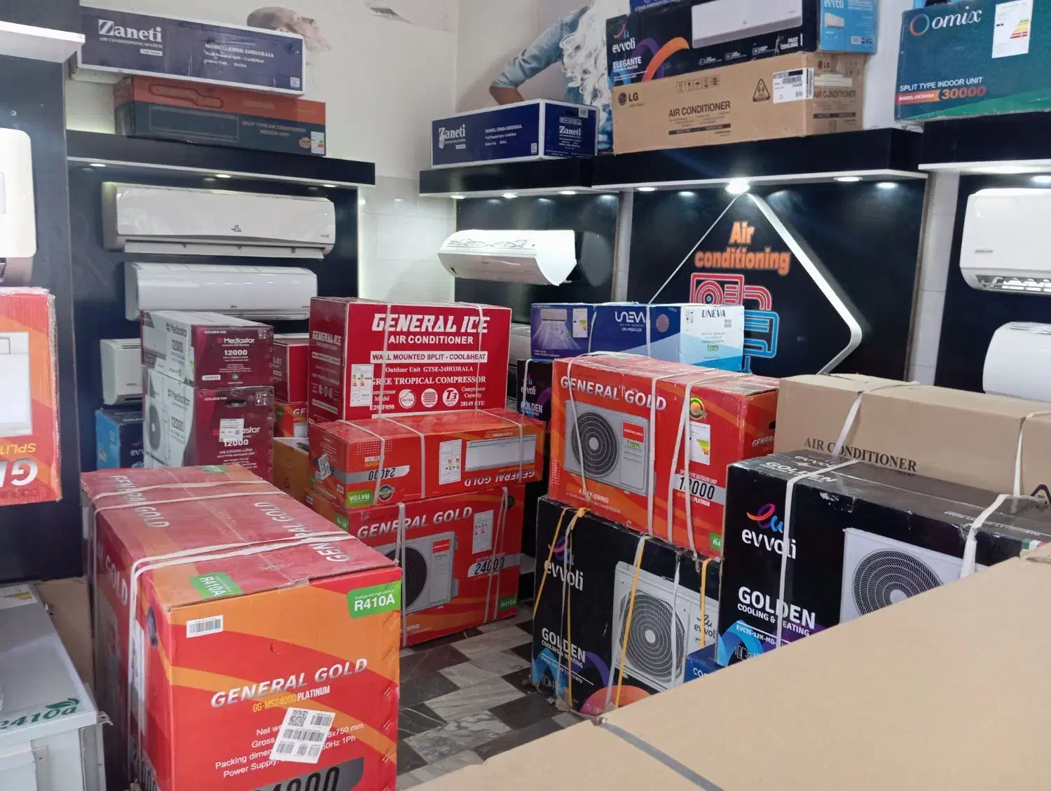 داکت اسپلیت دوفن اصلی کولرگازی 5سال گارانتی|کولر گازی و فنکوئل|اندیشه, اندیشه فاز ۶|دیوار