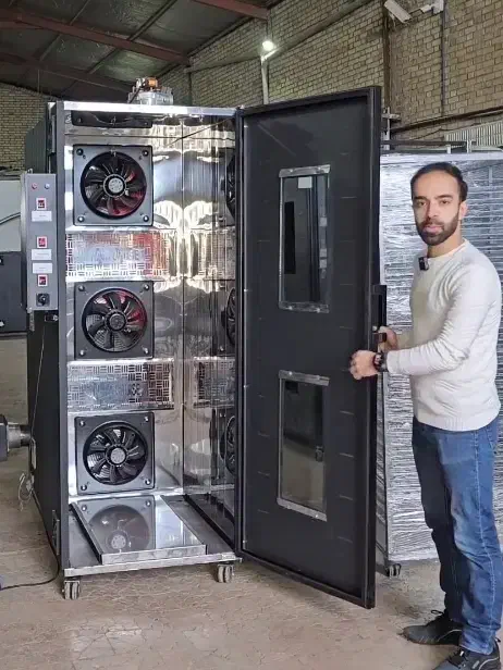 دستگاه خشک کن میوه و سبزی نیشابور هواکروز|ماشینآلات صنعتی|نیشابور, مازول|دیوار