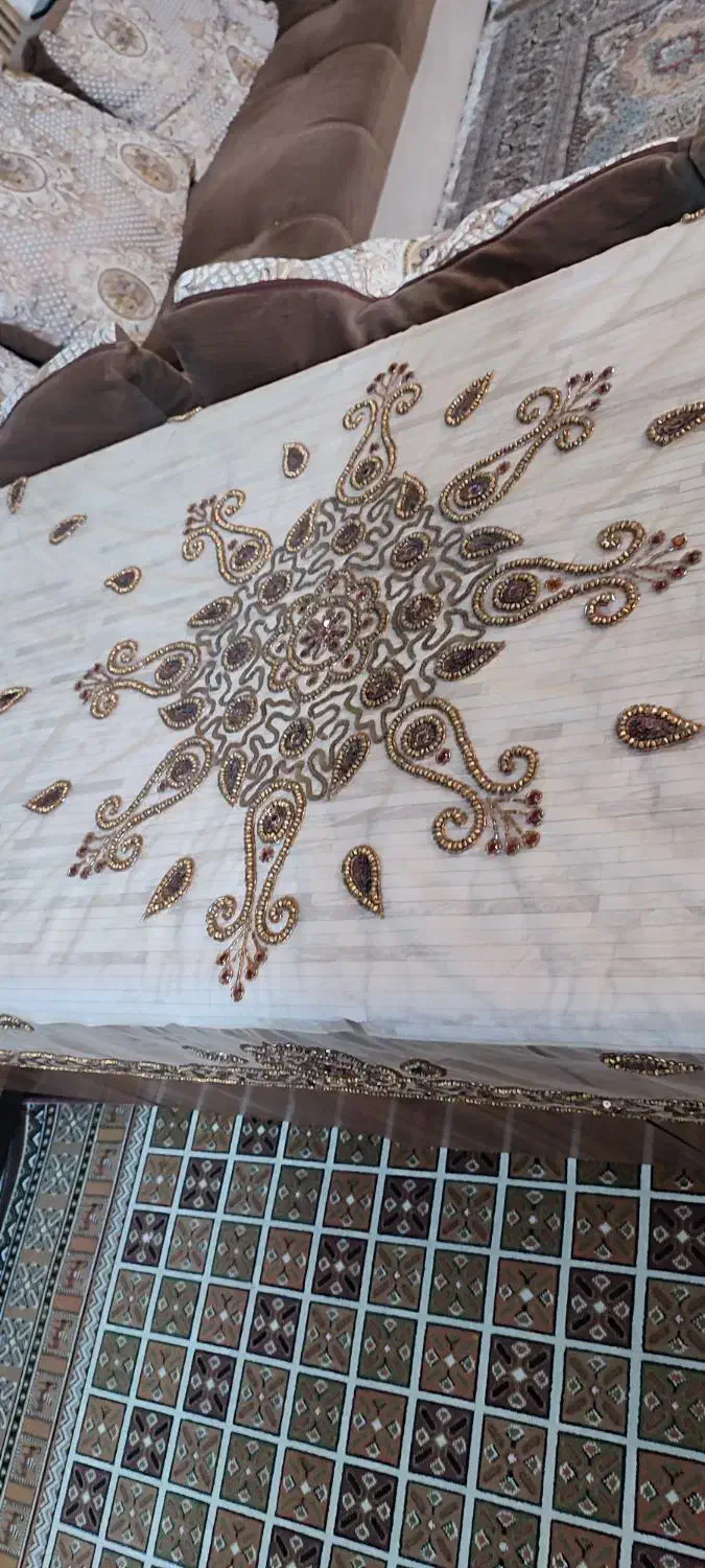 رومیزی ملیله|پرده، رانر، رومیزی|خمینیشهر, |دیوار