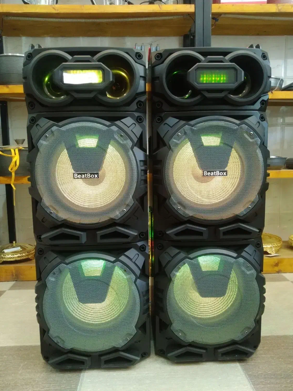 صدای قدرتمند اسپیکر دوقلو حرفه ای با اقساط ۲۴ماهه|سیستم صوتی خانگی|خرمآباد, |دیوار