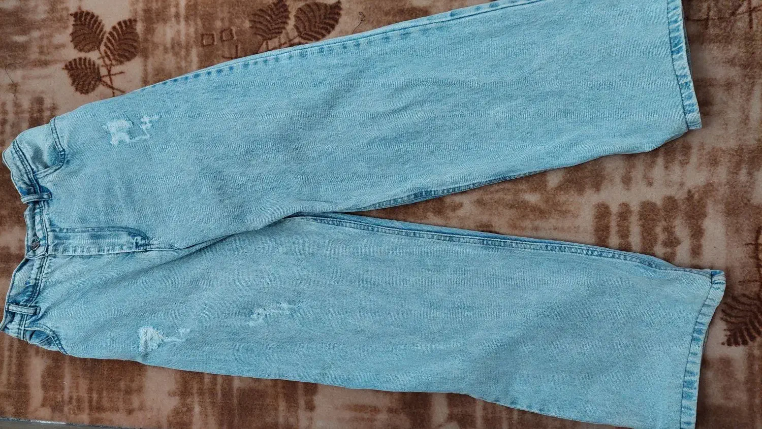 شلوار لی نیم بگ جنس درجه یک|لباس|زبرخان, |دیوار