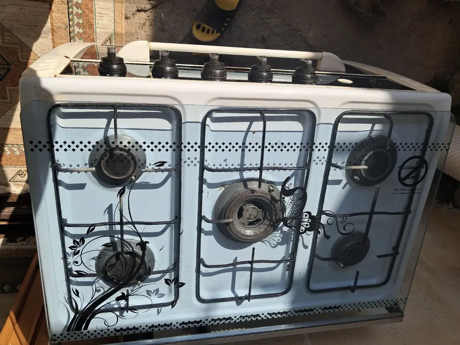 اجاق گاز طرح فر آرتا پنج شعله|اجاق گاز و لوازم برقی پختوپز|رشت, کوی مهر|دیوار