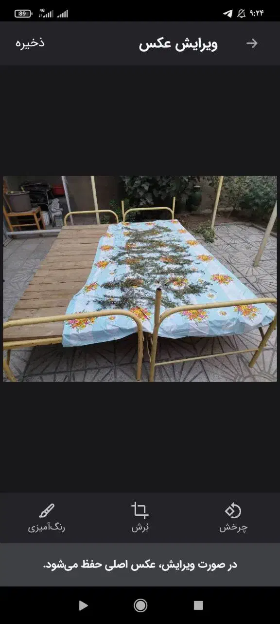 تخت آهنی در حد نو سالم|تخت و سرویس خواب|کرمانشاه, |دیوار