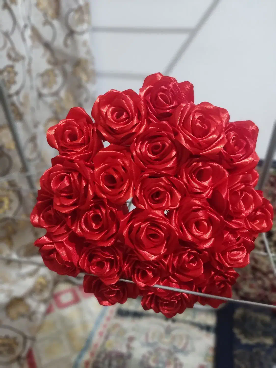 گل روبانی|گل مصنوعی|زرند, |دیوار