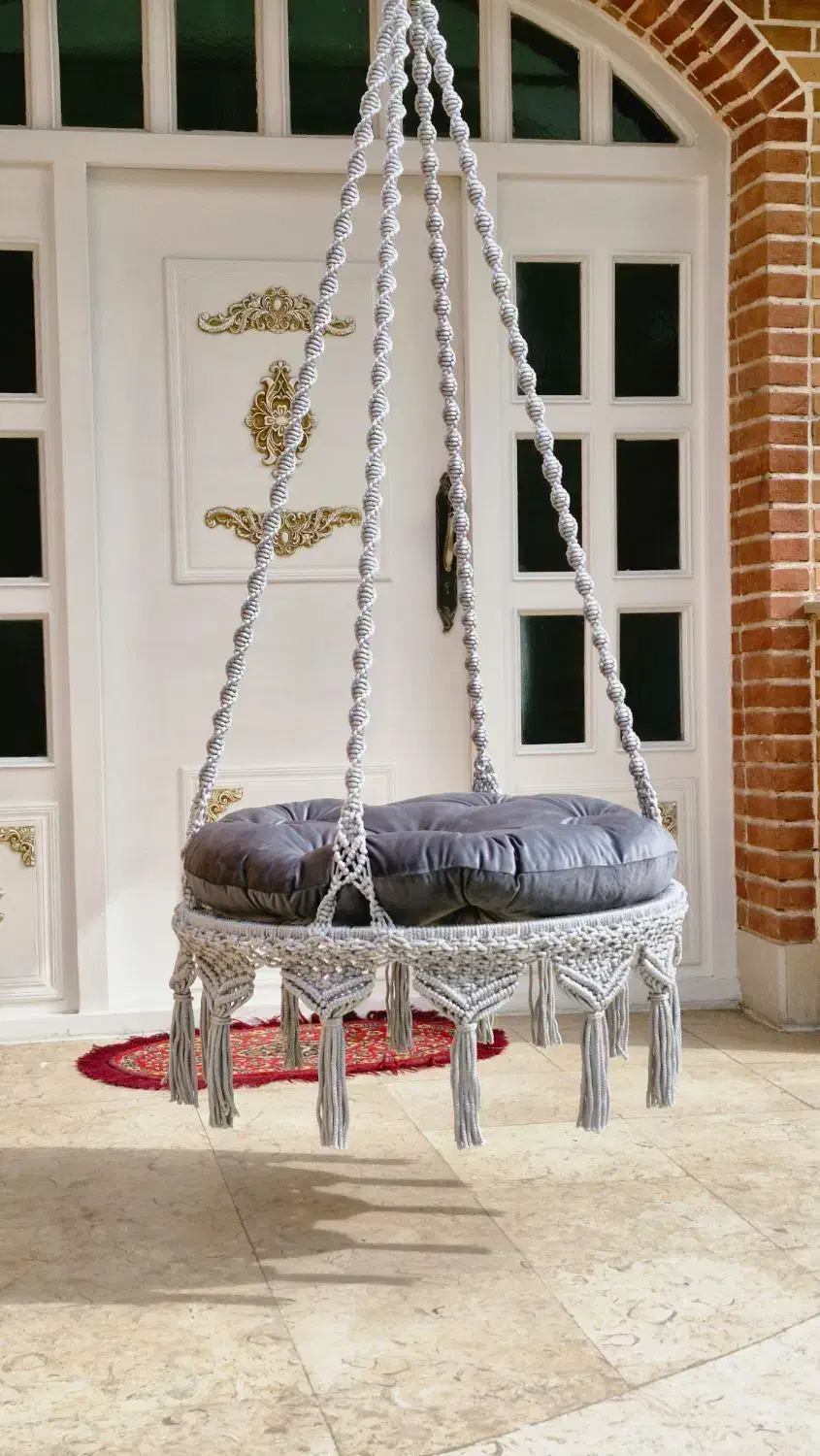 تاب ریلکسی مکرومه|صندلی و نیمکت|ورامین, ورامین|دیوار