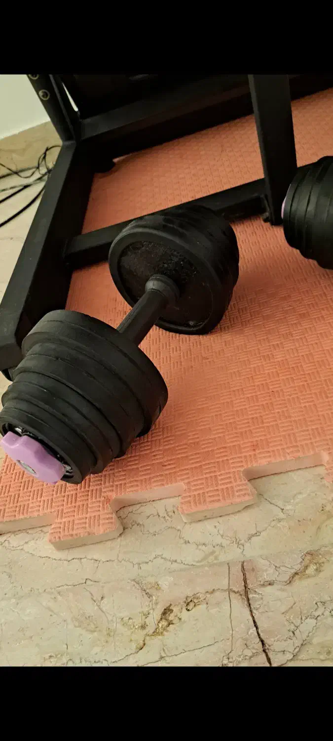 دمبل ۲۰ کیلویی متغیر|تجهیزات ورزشی|تهران, مجیدآباد|دیوار