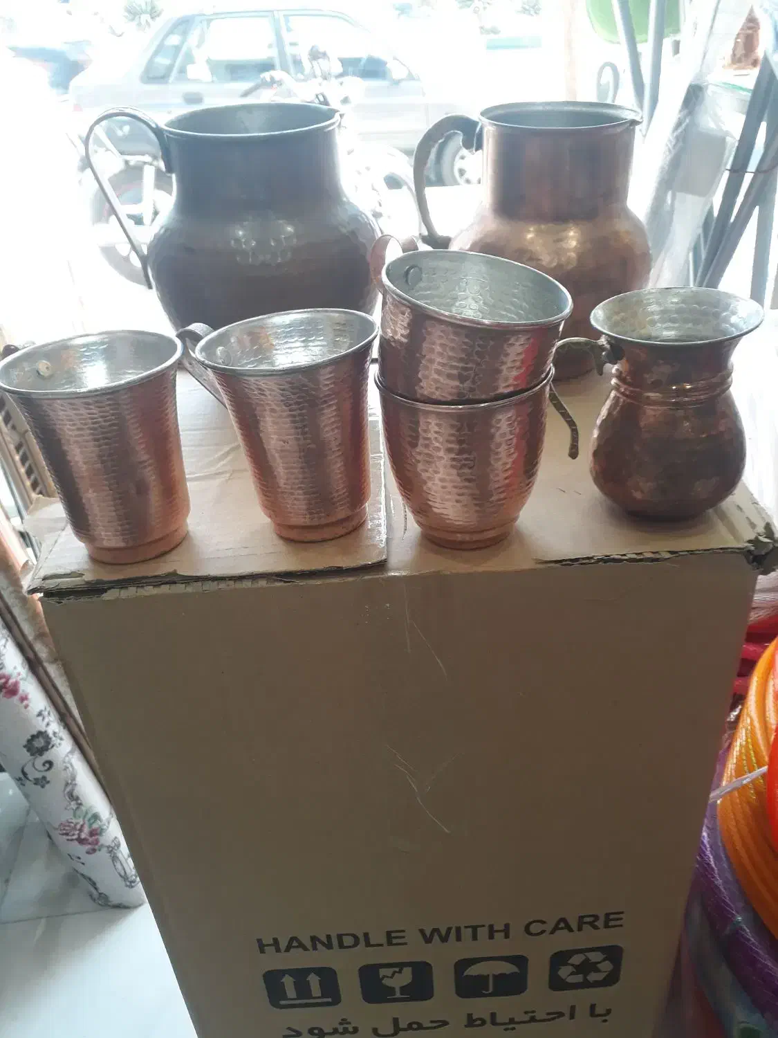 پارچ ولیوان مس|ظروف سرو و پذیرایی|سبزوار, جوادیه شرقی|دیوار