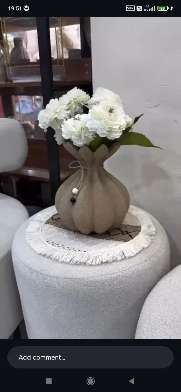 گلدان فانتزی لوکس|صنایع دستی و سایر لوازم تزئینی|سراب, |دیوار