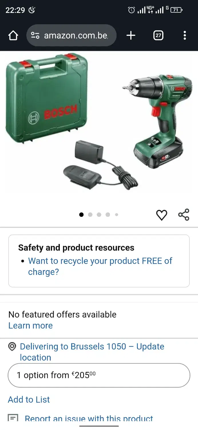 دریل شارژی بوش مجارستان PSR 1800 ii|ابزارآلات|صدرا-فارس, باغشهر گلبهار صدرا|دیوار