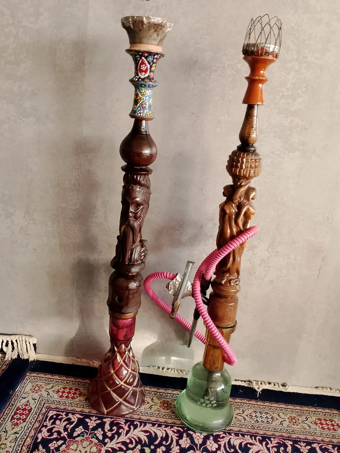 قلیان چوبی|صنایع دستی و سایر لوازم تزئینی|مشهد, شهید احمدی روشن|دیوار