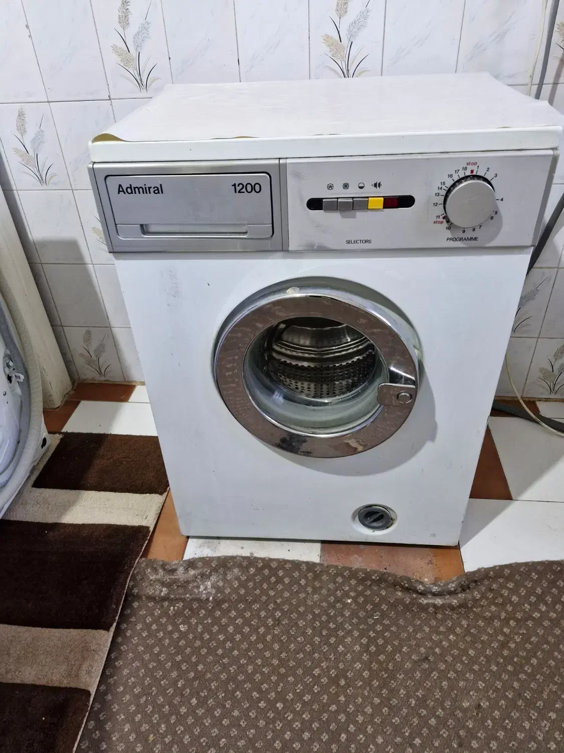 ماشین لباسشویی admiral مدل ۱۲۰۰ ایتالیایی|ماشین لباسشویی و خشککن لباس|مرودشت, مسجد رسول|دیوار