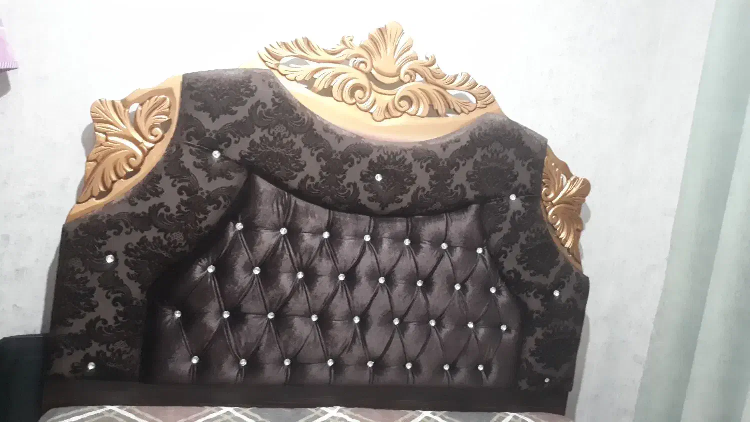 تخت دو نفره با تشک سالم|تخت و سرویس خواب|ساری, |دیوار