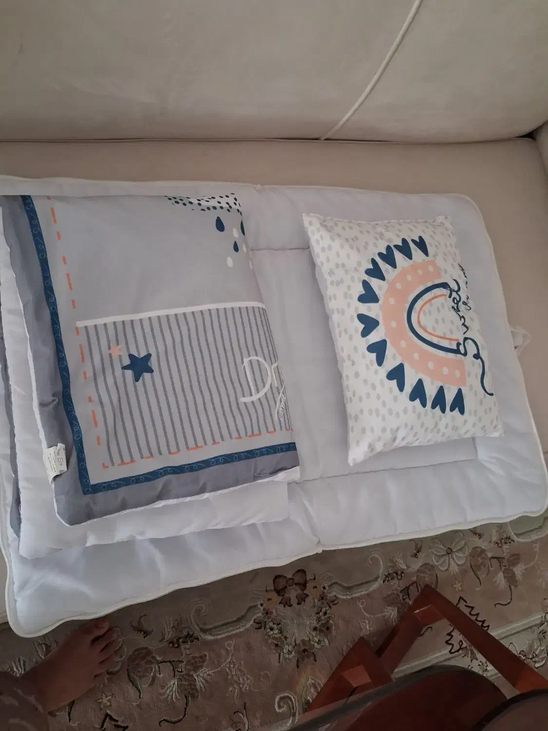 رختخواب نوزاد نو با وسایل دیگر کریر قنداق|اسباب و اثاث بچه|تهران, سازمان برنامه شمالی|دیوار