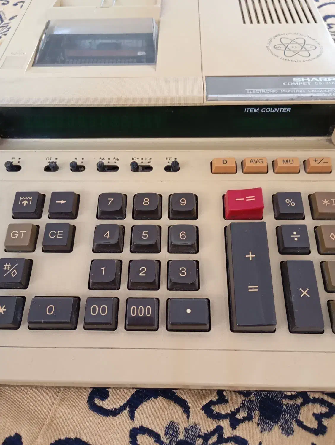 ماشین حساب شارپ sharp|دفتر کار|رباطکریم, رباطکریم|دیوار