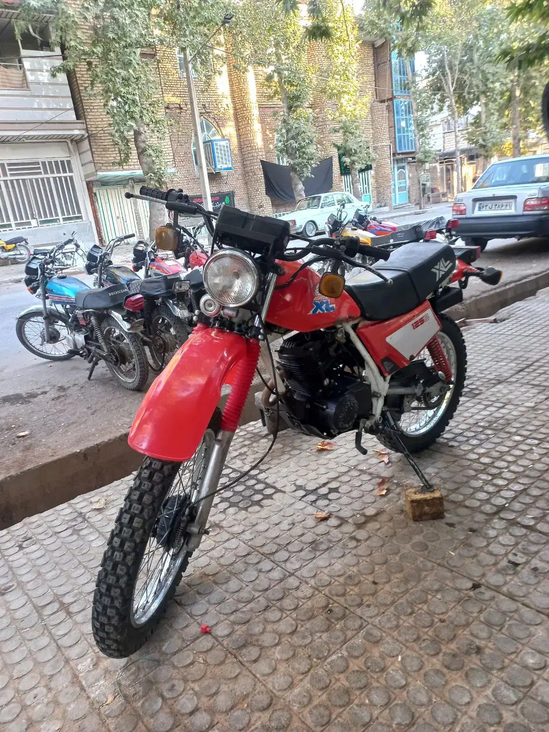 موتور تریل ایکسل مزایده|موتورسیکلت|خرمآباد, |دیوار