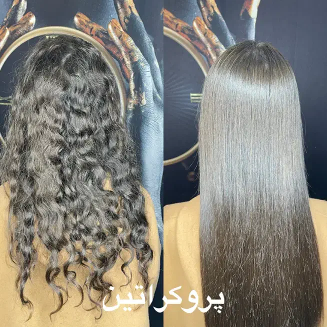 مدل کراتین احیا و پروتئین تراپی فقط هزینه مواد|خدمات آرایشگری و زیبایی|قم, شهرک قدس|دیوار