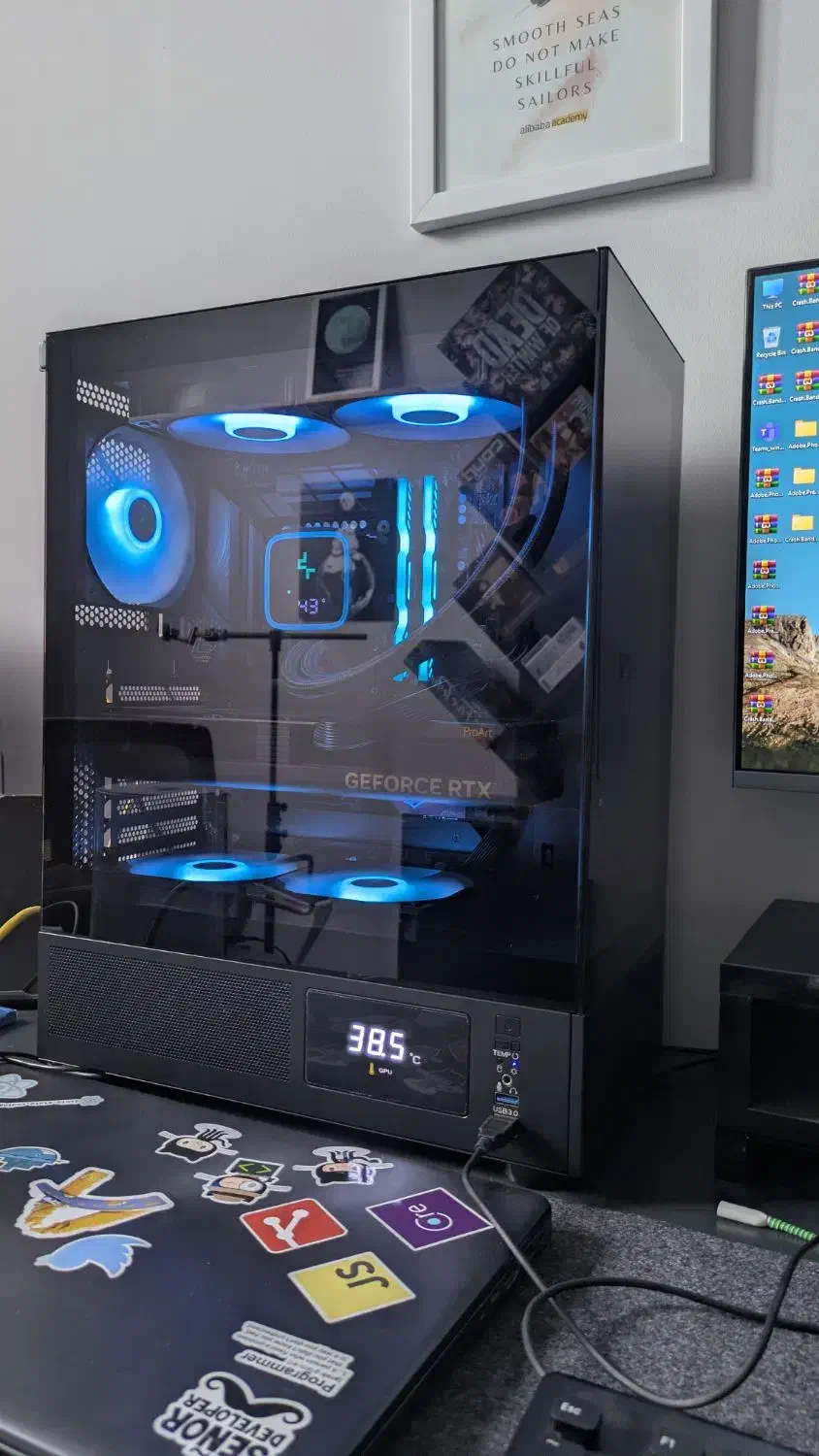 کیس گیمینگ، مناسب طراحی، برنامه نویسی، ادیت ویدیو|رایانه رومیزی|مشهد, زمانه|دیوار