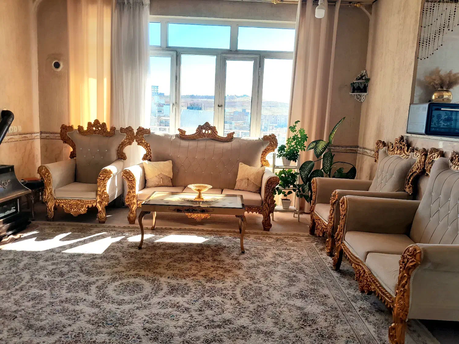 مبل سلطنتی|مبلمان خانگی و میز عسلی|جوانرود, |دیوار