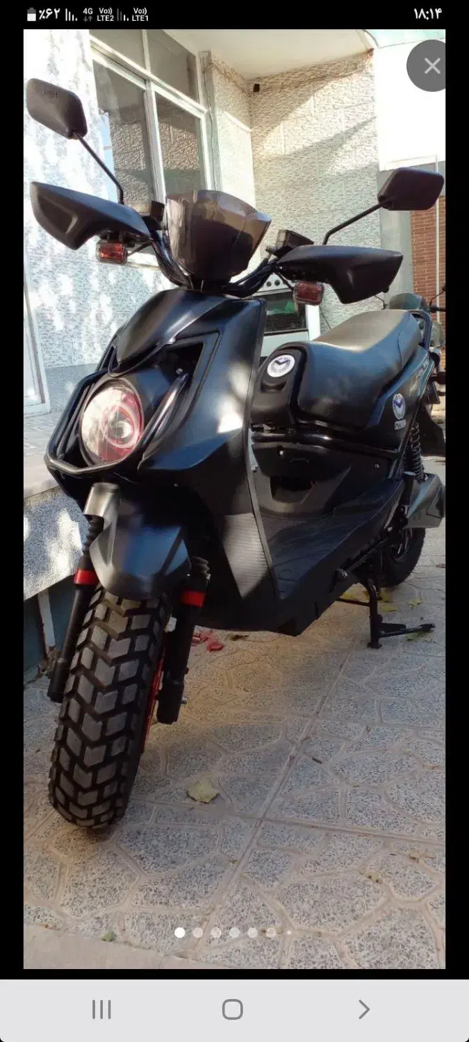 موتور برقی مادو صفر1404 بیمه گارانتی3000وات لیتیوم|موتورسیکلت|اصفهان, شیخ اشراق|دیوار
