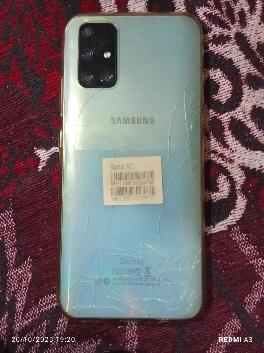 گوشی A51|موبایل|خاش, |دیوار