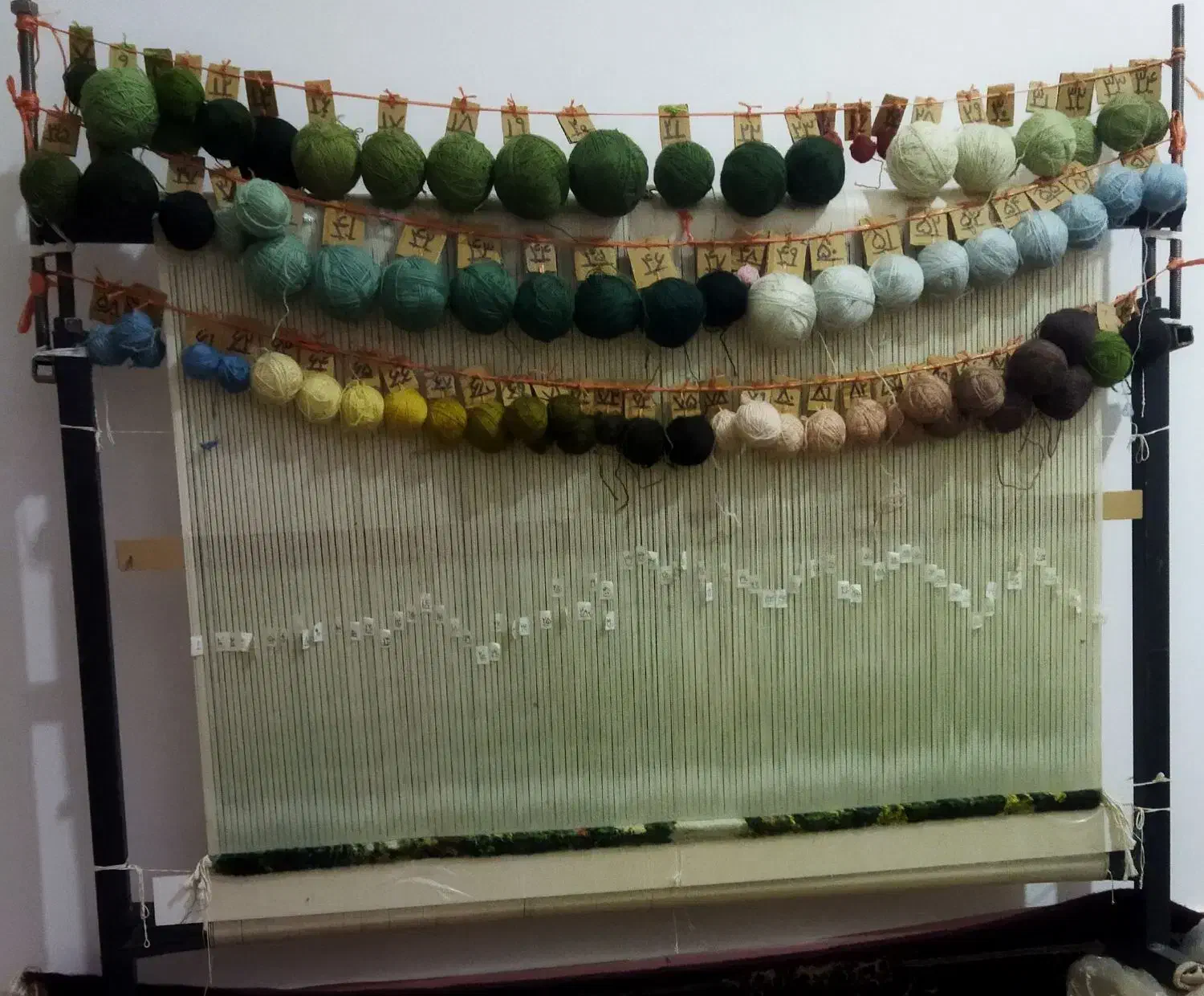 تابلو فرش ابریشم طرح منظره|تابلو فرش|اسدآباد, |دیوار