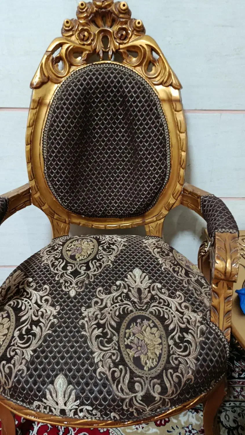 مبل سلطنتی|مبلمان خانگی و میز عسلی|اقبالیه, |دیوار