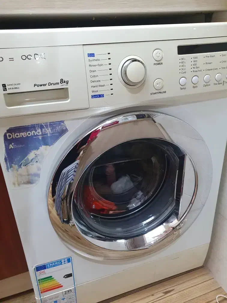 ماشین لباسشویی ۸کیلویی دوو کاملاسالم|ماشین لباسشویی و خشک‌کن لباس|فومن, |دیوار