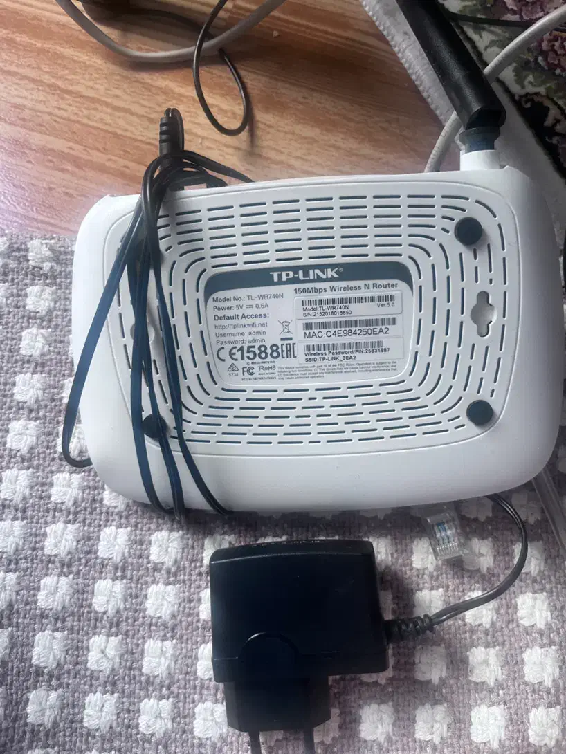 روتر tplink tl-wr740n|مودم و تجهیزات شبکه|شاهین‌شهر, مخابرات (شهید بهشتی)|دیوار