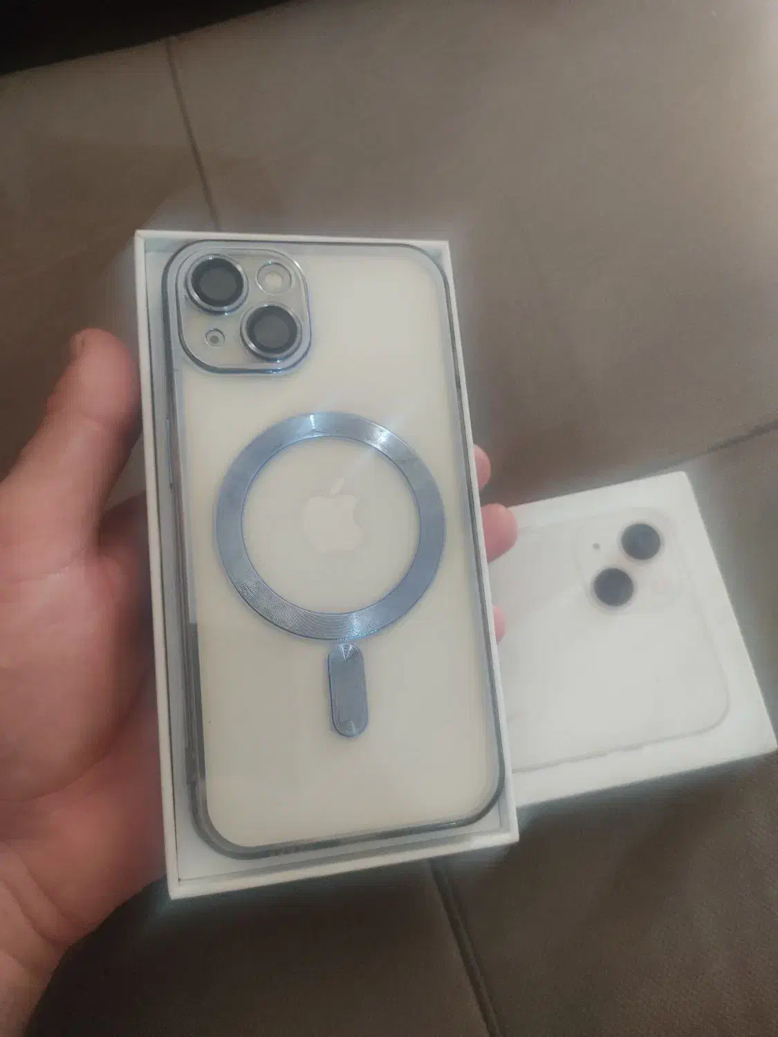 آیفون سیزده باتری صد|موبایل|پارسآباد, |دیوار