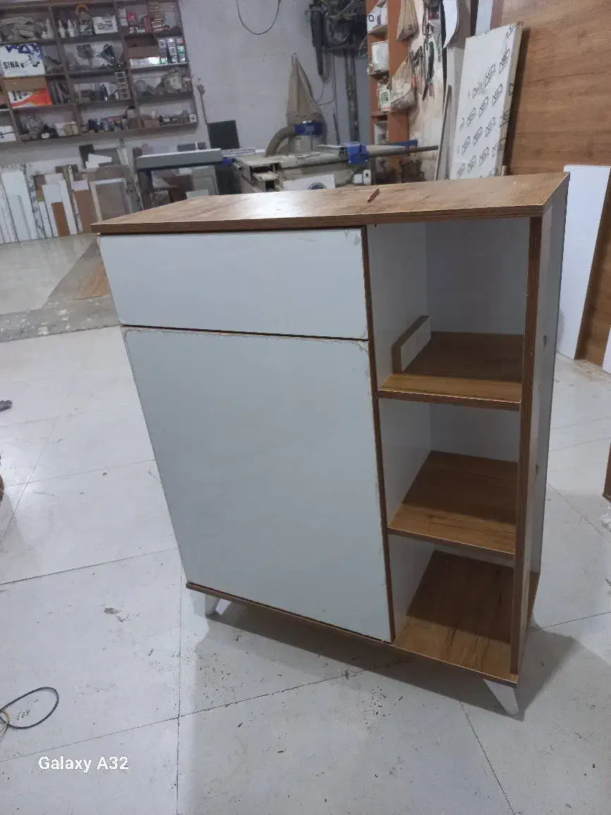 جاکفشی کشو دار مدرن|جاکفشی، کمد، دراور|قدس, شهر‌قدس|دیوار