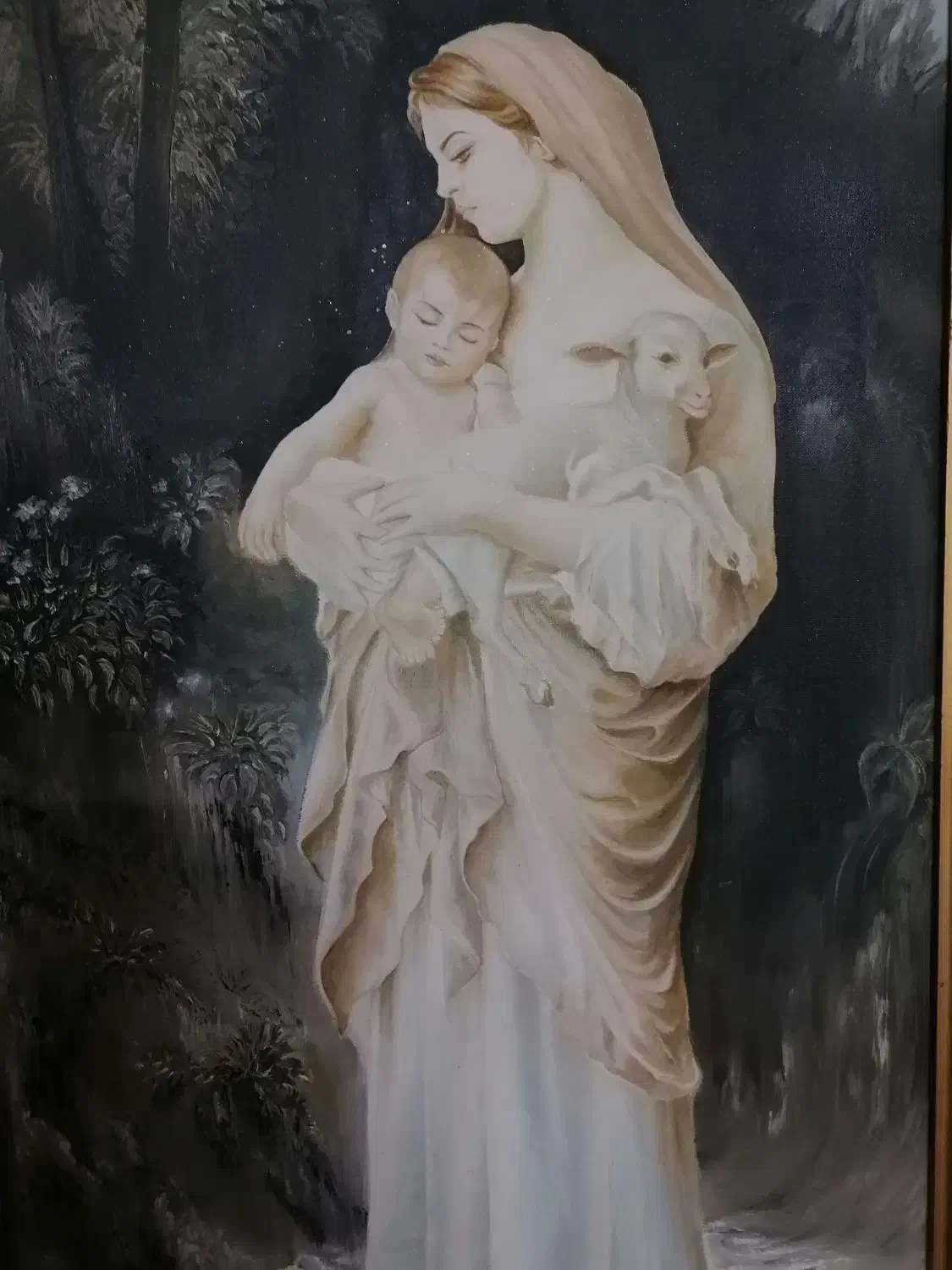 تابلو رنگ و روغن روی بوم|تابلو، نقاشی، عکس|قم, نوبهار|دیوار