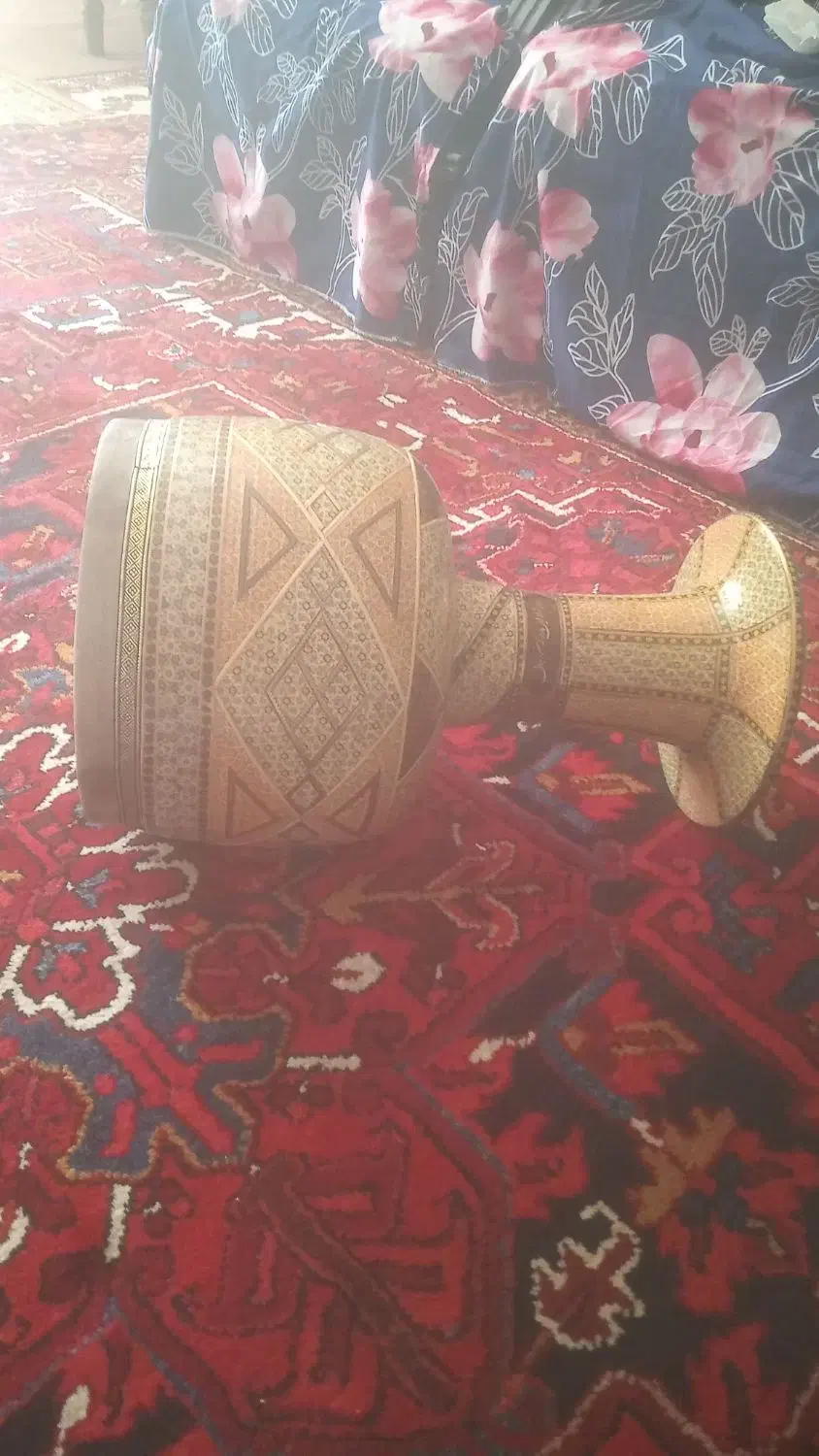 تمبک خاتم سه مهر شیرانی دهانه بیست و هفت|سازهای سنتی|تبریز, |دیوار